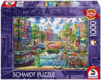 Puzzle 1000 PQ Kanał Amsterdamski 113684. Wydawca: Schmidt Spiele Puzzle. SmakLiter.pl Opakowanie Puzzle 1000 PQ Kanał Amsterdamski 113684