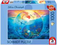 Puzzle 1000 PQ Silvia Christoph W krainie morskich zwierząt 113655. Wydawca: Schmidt Spiele Puzzle. SmakLiter.pl Opakowanie Puzzle 1000 PQ Silvia Christoph W krainie morskich zwierząt 113655