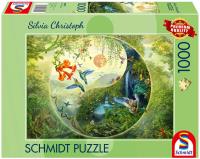 Puzzle 1000 PQ Silvia Christoph W lesie kolibrów 113656. Wydawca: Schmidt Spiele Puzzle. SmakLiter.pl Opakowanie Puzzle 1000 PQ Silvia Christoph W lesie kolibrów 113656