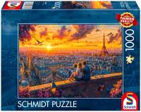 Puzzle 1000 PQ Szepty z dachu Paryża 113692. Wydawca: Schmidt Spiele Puzzle. SmakLiter.pl Opakowanie Puzzle 1000 PQ Szepty z dachu Paryża 113692