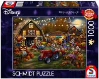 Puzzle 1000 PQ T.Kinkade Myszka Miki festiwal dyni Disney 113673. Wydawca: Schmidt Spiele Puzzle. SmakLiter.pl Opakowanie Puzzle 1000 PQ T.Kinkade Myszka Miki festiwal dyni Disney 113673