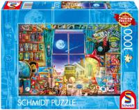 Puzzle 1000 PQ W drodze na księżyc 113689. Wydawca: Schmidt Spiele Puzzle. SmakLiter.pl Opakowanie Puzzle 1000 PQ W drodze na księżyc 113689