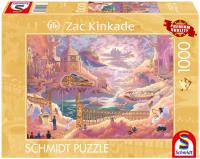 Puzzle 1000 PQ Zac Kinkade Królestwo niebieskie 113659. Wydawca: Schmidt Spiele Puzzle. SmakLiter.pl Opakowanie Puzzle 1000 PQ Zac Kinkade Królestwo niebieskie 113659