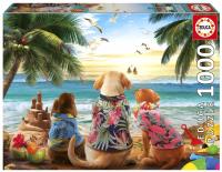 Opakowanie Puzzle 1000 Psy na plaży 113797