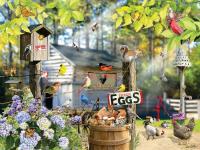 Puzzle 1000 Ptaki na drucie. Wydawca: Graf-ika. SmakLiter.pl Opakowanie Puzzle 1000 Ptaki na drucie