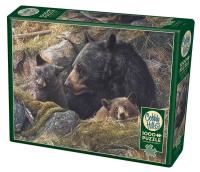 Opakowanie Puzzle 1000 Rodzina niedźwiedzi Grizzli