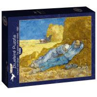 Puzzle 1000 Siesta, Vincent van Gogh, 1890. Wydawca: Bluebird Puzzle. SmakLiter.pl Opakowanie Puzzle 1000 Siesta, Vincent van Gogh, 1890
