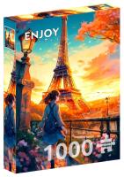 Opakowanie Puzzle 1000 Spacer w Paryżu / Francja