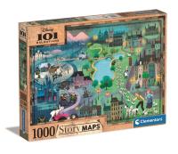 Opakowanie Puzzle 1000 Story Maps 101 Dalmatyńczyków
