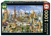 Puzzle 1000 Symbole Europy miniatura. Wydawca: Educa. SmakLiter.pl Opakowanie Puzzle 1000 Symbole Europy miniatura