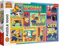 Opakowanie Puzzle 1000 Szalone przygody Minionków TREFL