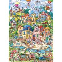 Opakowanie Puzzle 1000 Szczęśliwe miasto, Dzień dobry