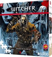 Puzzle 1000 The Witcher (Wiedźmin) House of Glass. Wydawca: GOOD LOOT. SmakLiter.pl Opakowanie Puzzle 1000 The Witcher (Wiedźmin) House of Glass