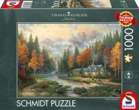 Opakowanie Puzzle 1000 Thomas Kinkade Jesienny wieczór