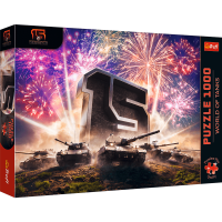 Opakowanie Puzzle 1000 Trefl Premium Plus 15-lecie World of Tanks 12125