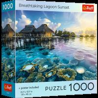 Puzzle 1000 USA Collection: Breathtaking Lagoon Sunset. Wydawca: Trele. SmakLiter.pl Opakowanie Puzzle 1000 USA Collection: Breathtaking Lagoon Sunset
