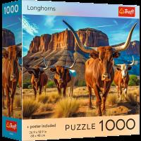 Opakowanie Puzzle 1000  USA Collection Longhorns