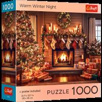 Opakowanie Puzzle 1000 USA Collection: Warm Winter Night