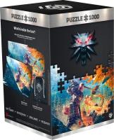 Opakowanie Puzzle 1000 Wiedźmin: Griffin Fight