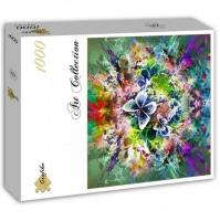 Puzzle 1000 Wiosenne kwiaty i motyle. Wydawca: Grafika. SmakLiter.pl Opakowanie Puzzle 1000 Wiosenne kwiaty i motyle