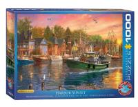 Opakowanie Puzzle 1000 Zachód słońca w porcie