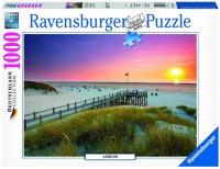 Puzzle 1000 Zachód słońca. Wydawca: Ravensburger. SmakLiter.pl Opakowanie Puzzle 1000 Zachód słońca