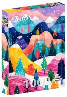Opakowanie Puzzle 1000 Zimowa paleta barw