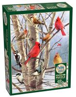 Puzzle 1000 Zimowe ptaki 113558. Wydawca: Cobble Hill. SmakLiter.pl Opakowanie Puzzle 1000 Zimowe ptaki 113558