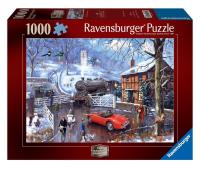 Opakowanie Puzzle 1000 Zimowy dworzec