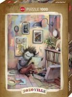 Opakowanie Puzzle 1000 Zozoville. Miłośnik płyt winylowych