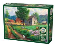 Puzzle 1000 Życie na farmie 113612. Wydawca: Cobble Hill. SmakLiter.pl Opakowanie Puzzle 1000 Życie na farmie 113612
