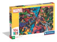 PUZZLE 104 EL SUPER KOLOR Marvel. Wydawca: Clementoni. SmakLiter.pl Opakowanie PUZZLE 104 EL SUPER KOLOR Marvel