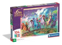 Puzzle 104 Super kolor Unicorn Academy 25091. Wydawca: Clementoni. SmakLiter.pl Opakowanie Puzzle 104 Super kolor Unicorn Academy 25091