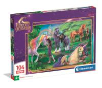 Puzzle 104 Super Unicorn Academy 25099. Wydawca: Clementoni. SmakLiter.pl Opakowanie Puzzle 104 Super Unicorn Academy 25099