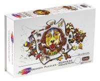 Opakowanie Puzzle 118 drewniane kolorowe Berneński Pies Pasterski