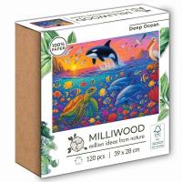 Puzzle 120 sztuk Milliwood Głębia Oceanu. Wydawca: Alexander. SmakLiter.pl Opakowanie Puzzle 120 sztuk Milliwood Głębia Oceanu