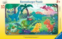 Opakowanie Puzzle 15 Baby Dinosaur Friends Frame