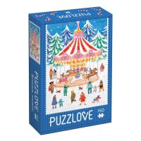 Opakowanie Puzzle 150 Puzzlove Zimowa radość CzuCzu