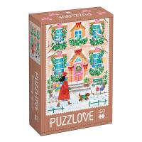 Opakowanie Puzzle 150 Puzzlove Zimowy spacer CzuCzu