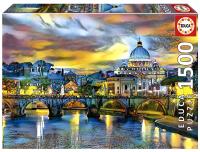Puzzle 1500 Bazylika Św. Piotra Watykan 111662. Wydawca: Educa. SmakLiter.pl Opakowanie Puzzle 1500 Bazylika Św. Piotra Watykan 111662