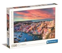 PUZZLE 1500 EL HQ  Picturesque Procida Island. Wydawca: Clementoni. SmakLiter.pl Opakowanie PUZZLE 1500 EL HQ  Picturesque Procida Island