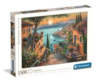 PUZZLE 1500 EL HQ  Steps to the Harbor. Wydawca: Clementoni. SmakLiter.pl Opakowanie PUZZLE 1500 EL HQ  Steps to the Harbor