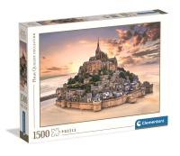 PUZZLE 1500 EL HQ  The Mount Saint-Michel Rising. Wydawca: Clementoni. SmakLiter.pl Opakowanie PUZZLE 1500 EL HQ  The Mount Saint-Michel Rising