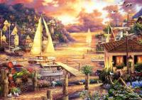 Puzzle 1500 Kolorowa zatoczka, Chuck Pinson. Wydawca: Grafika. SmakLiter.pl Opakowanie Puzzle 1500 Kolorowa zatoczka, Chuck Pinson