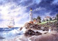 Puzzle 1500 Latarnia morska nad klifem. Wydawca: Grafika. SmakLiter.pl Opakowanie Puzzle 1500 Latarnia morska nad klifem