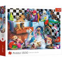 Opakowanie Puzzle 1500 Psie szaleństwo TREFL