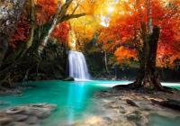 Puzzle 1500 Wodospad w głębi lasu. Wydawca: Grafika. SmakLiter.pl Opakowanie Puzzle 1500 Wodospad w głębi lasu