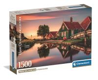 Puzzle 1500 Zaanse Schans. Wydawca: Clementoni. SmakLiter.pl Opakowanie Puzzle 1500 Zaanse Schans