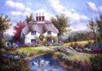 Puzzle 1500 Zamek, Dennis Lewan. Wydawca: Grafika. SmakLiter.pl Opakowanie Puzzle 1500 Zamek, Dennis Lewan