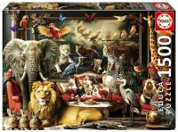 Puzzle 1500 Zwierzęta w salonie. Wydawca: Educa. SmakLiter.pl Opakowanie Puzzle 1500 Zwierzęta w salonie